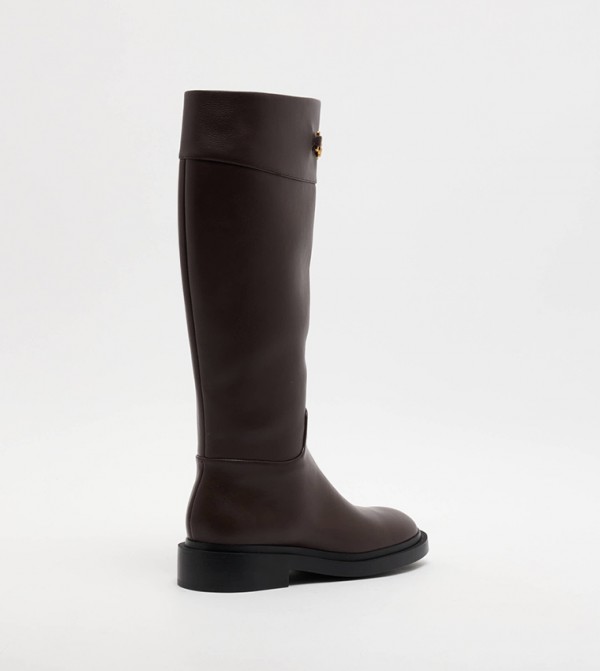 Charles & Keith  Boots - Brown Knee High Boots