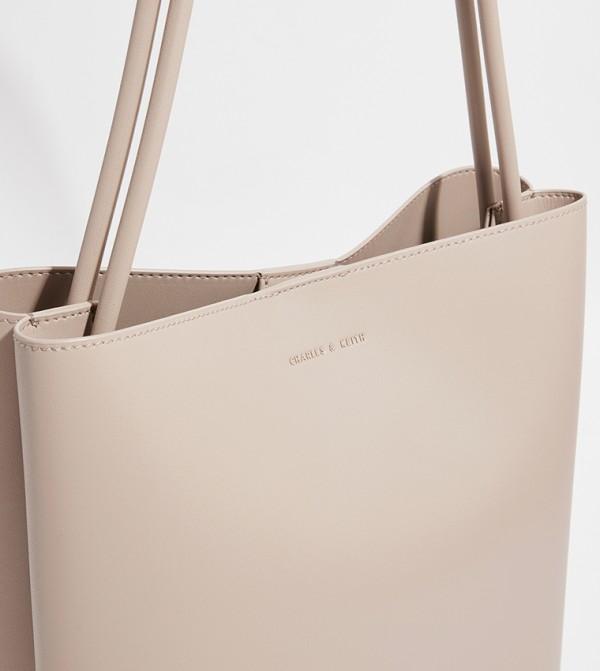 Charles & Keith Charles & Keith - Beige Tote Bag