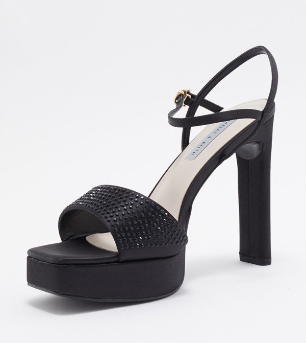 Charles & Keith  - Black Heeled Sandals