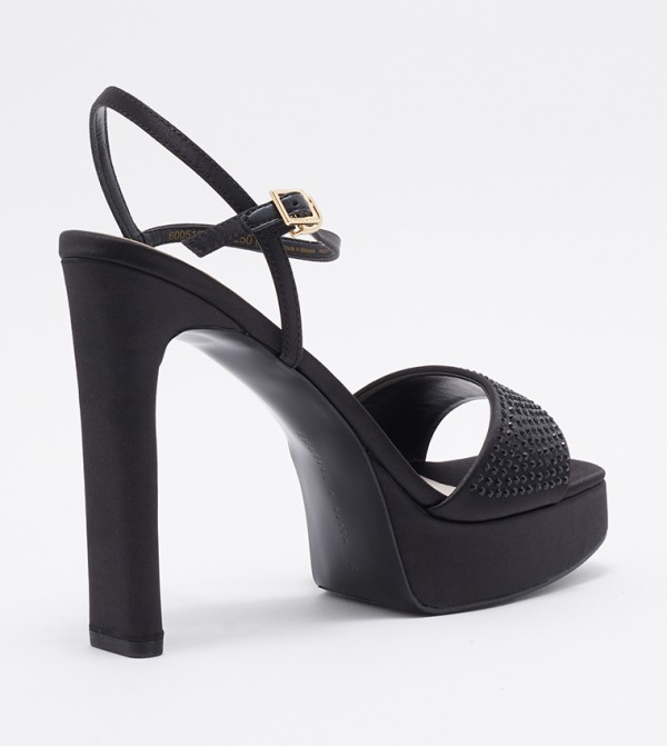 Charles & Keith  - Black Heeled Sandals