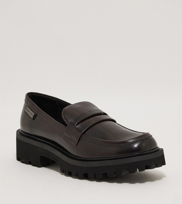 Charles & Keith  - Burgundy Loafers/Moccasins