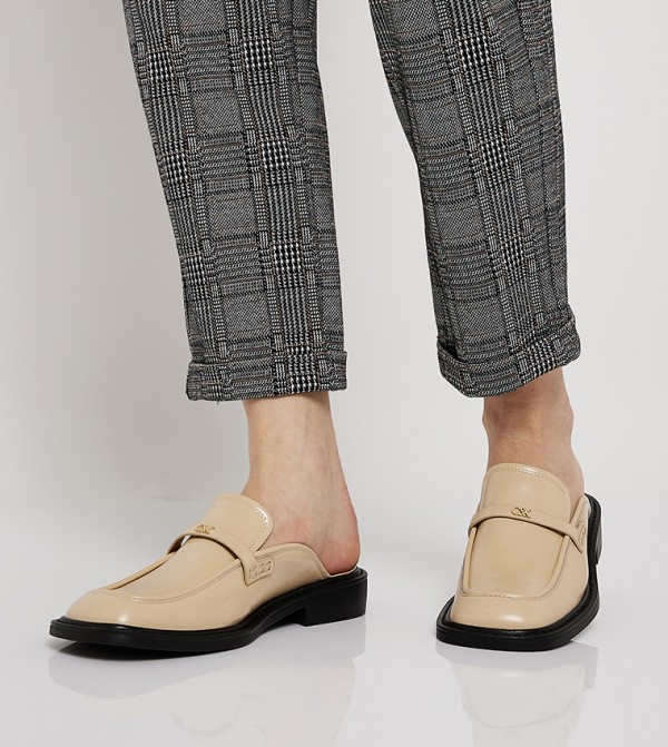 Charles & Keith Charles & Keith - Beige Casual Slip-ons
