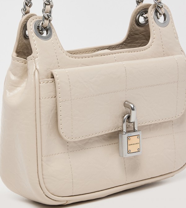 Charles & Keith  Bags - Beige Shoulder bags