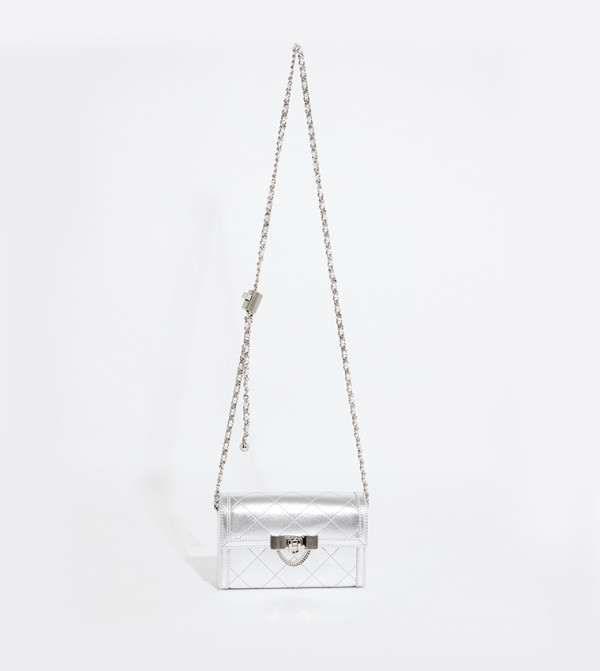 Charles & Keith  - Silver Clutches