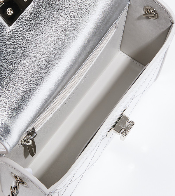 Charles & Keith  - Silver Clutches