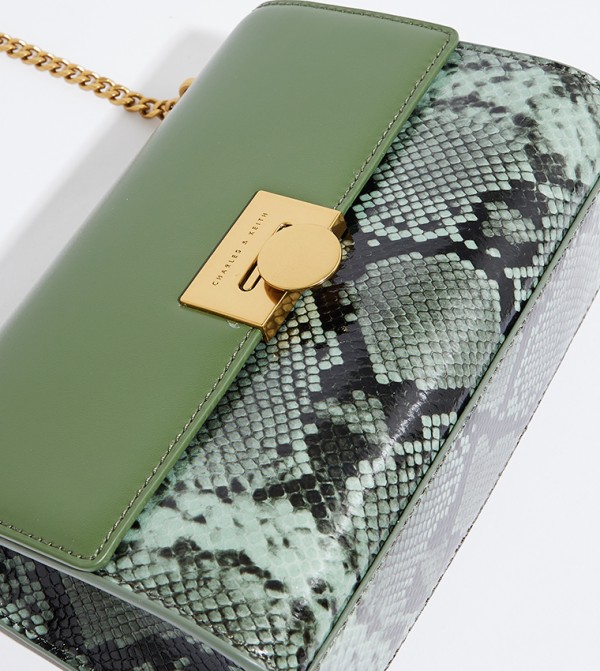 Charles & Keith Charles & Keith - Green Cross Body