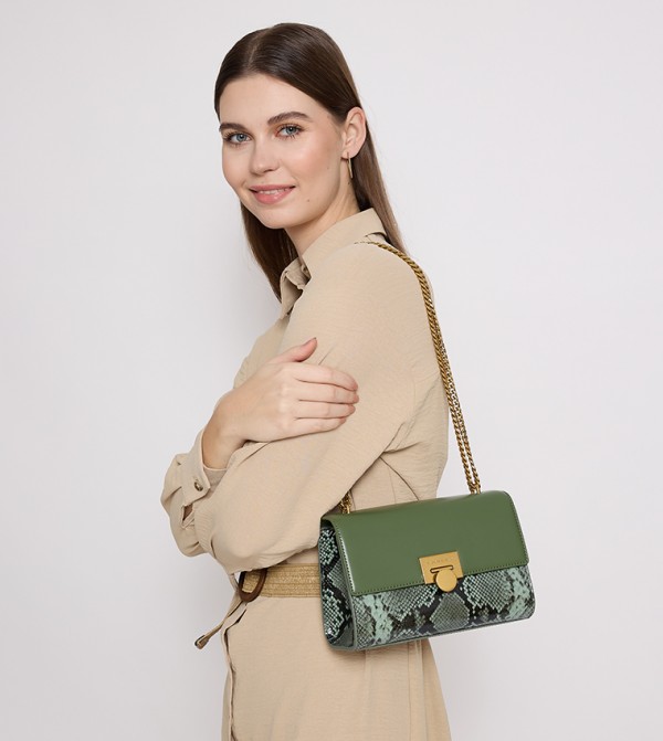 Charles & Keith Charles & Keith - Green Cross Body