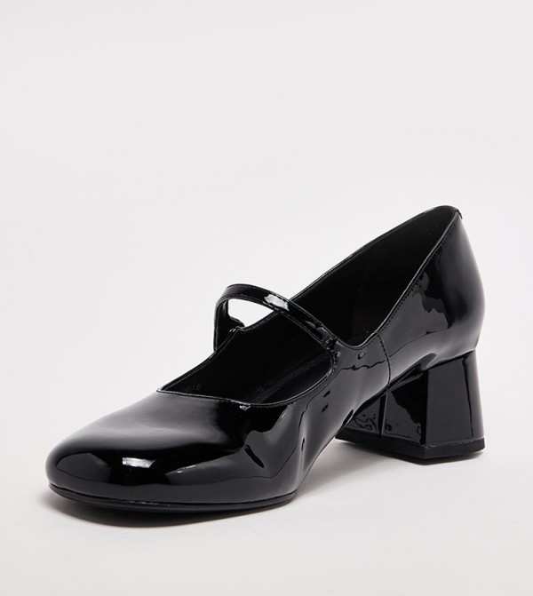 Charles & Keith  Mary Janes - Black Mary Janes