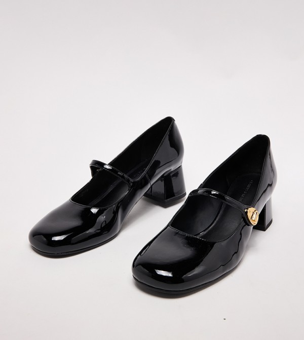 Charles & Keith  Mary Janes - Black Mary Janes