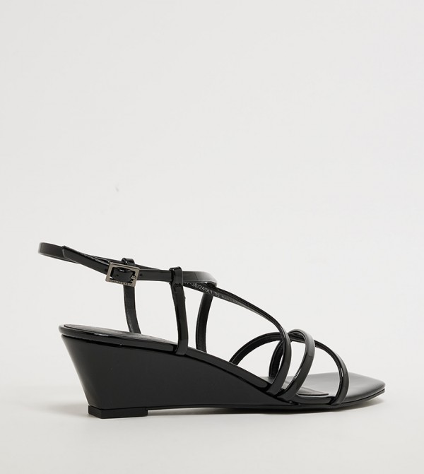 Charles & Keith  Wedges - Black Wedges