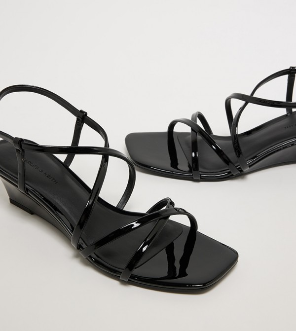 Charles & Keith  Wedges - Black Wedges
