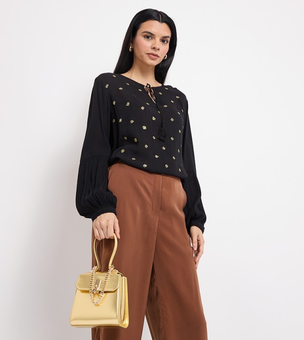 Charles & Keith - Gold Handheld Bags