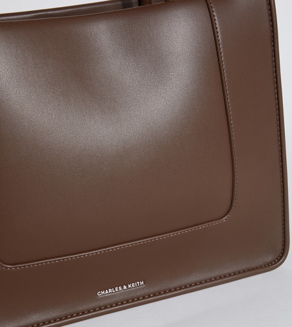 Charles & Keith  Tote Bags - Brown Tote Bags