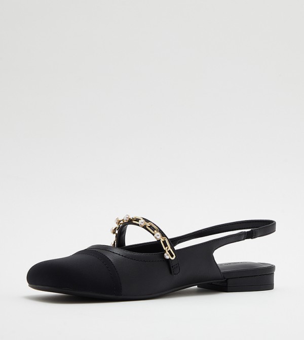 Charles & Keith  Flat Shoes - Black Flat Shoes