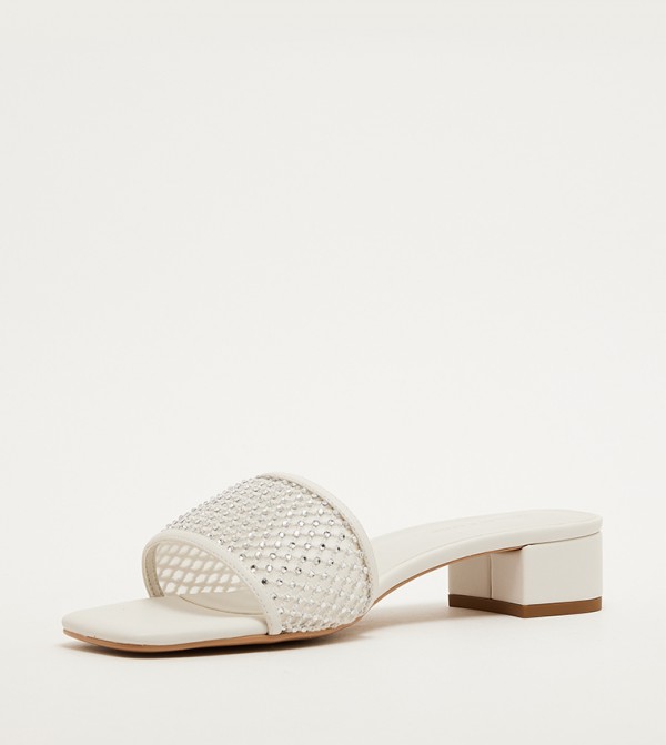 Charles & Keith  Shoes - White Heels