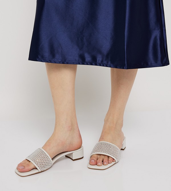 Charles & Keith  Shoes - White Heels