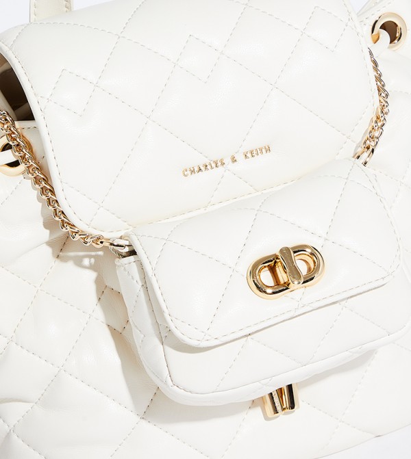 Charles & Keith  Backpacks - White Backpacks