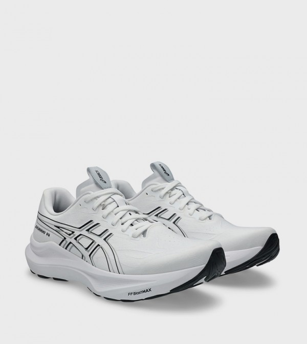 Asics  - White Running Shoes
