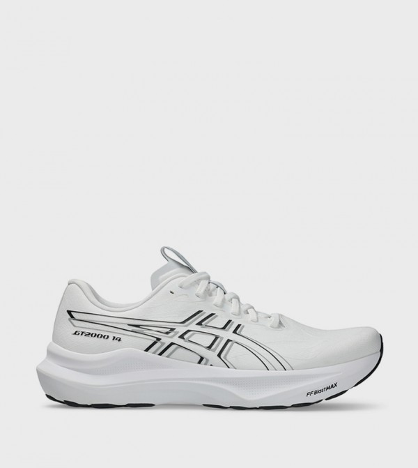 Asics  - White Running Shoes