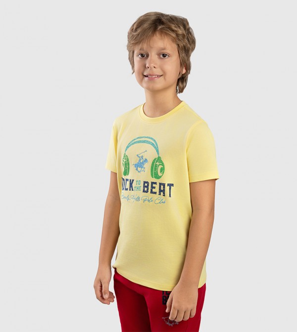 Beverly Hills Polo Club  Topwear - Yellow T-shirts