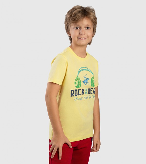 Beverly Hills Polo Club  Topwear - Yellow T-shirts