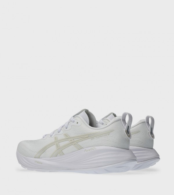 Asics  - White Running Shoes