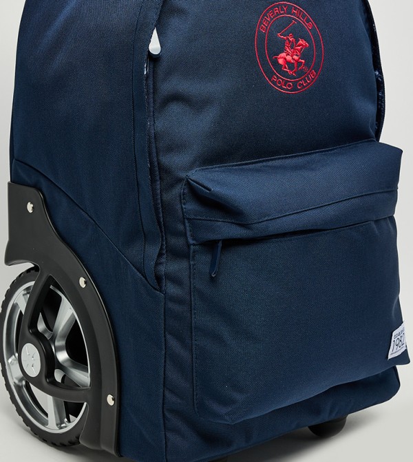 Beverly Hills Polo Club  Trolley Backpack - Navy Trolley Backpack