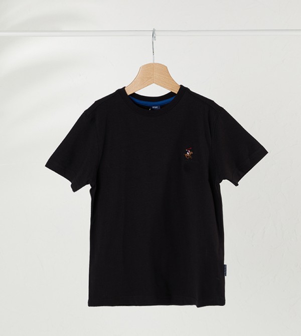 Beverly Hills Polo Club Back to School - Black T-Shirts