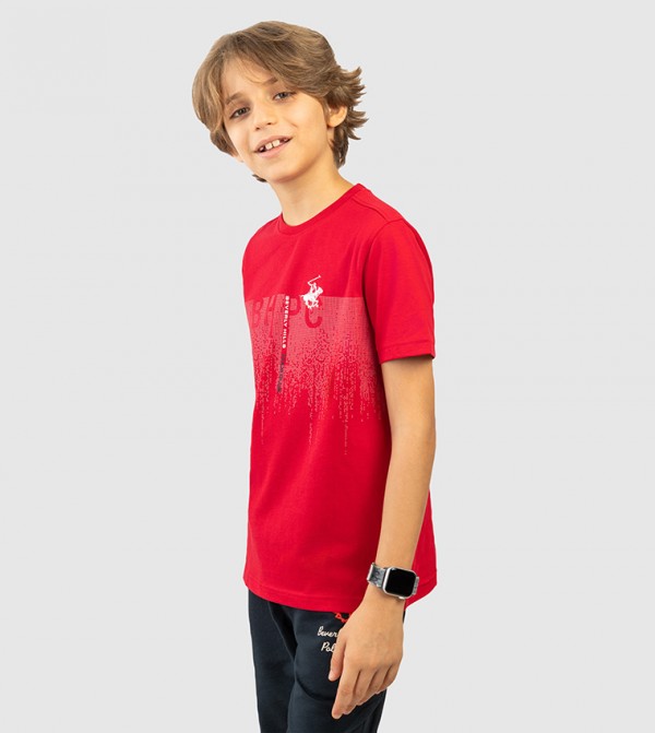 بيفرلي هيلز بولو كلوب  توبات   - أحمر T-shirts