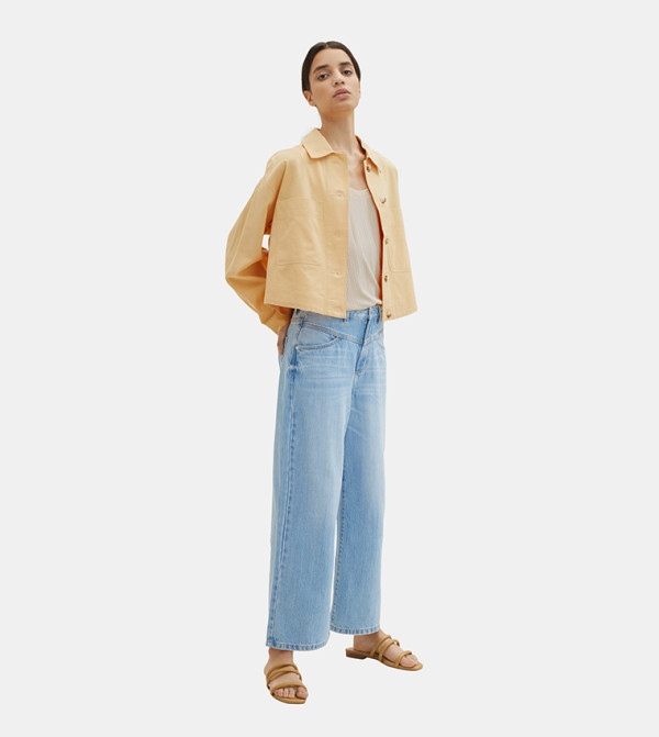 Tom Tailor  Flared Jeans - Blue Flared Jeans