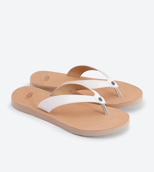 Ugg Ugg - White Flip Flops