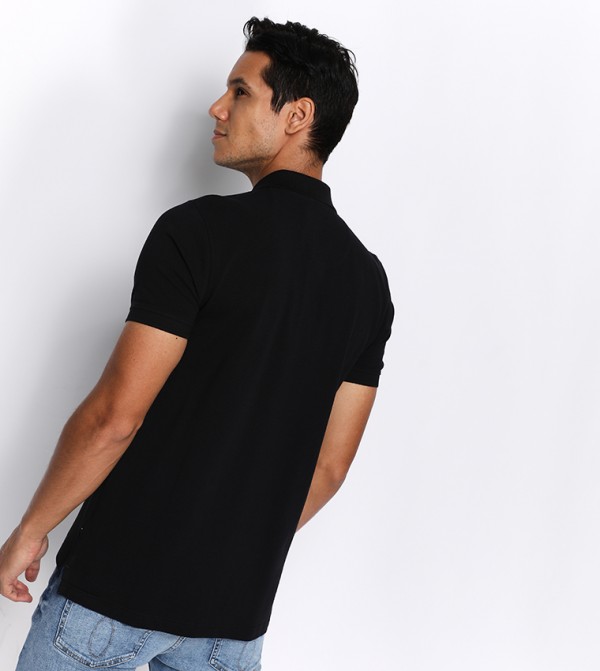 Beverly Hills Polo Club Warehouse UAE - Black Polo T-shirts