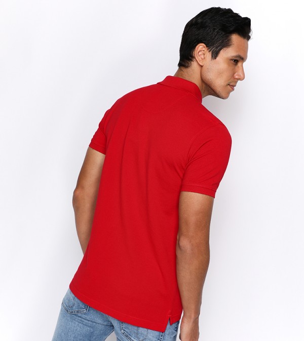 Beverly Hills Polo Club  Clothing - Red Polo T-shirts