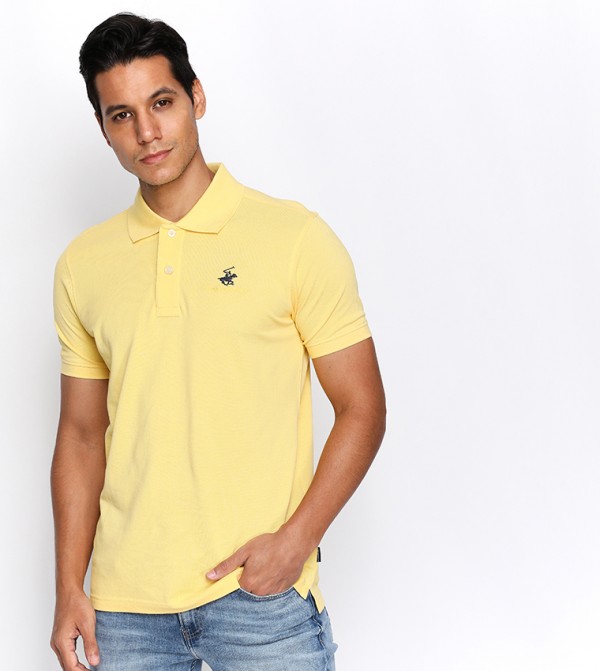 Beverly Hills Polo Club Influencers - Yellow Polo T-shirts