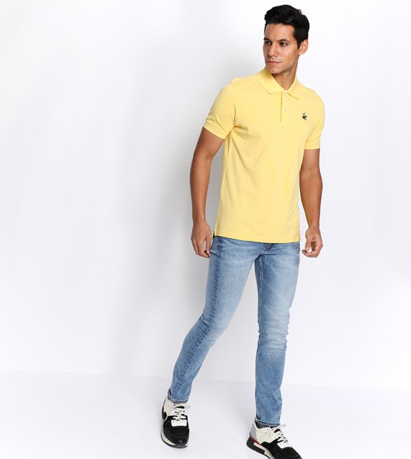 Beverly Hills Polo Club Influencers - Yellow Polo T-shirts