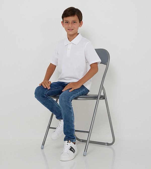 Beverly Hills Polo Club Back to School - White T-shirts