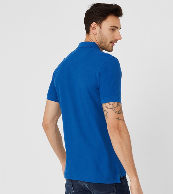 Beverly Hills Polo Club  Polo T-Shirts - Blue Polo T-shirts