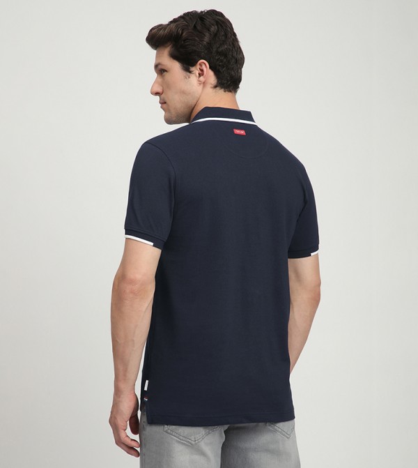 Beverly Hills Polo Club  T-Shirts - Navy Polo T-shirts