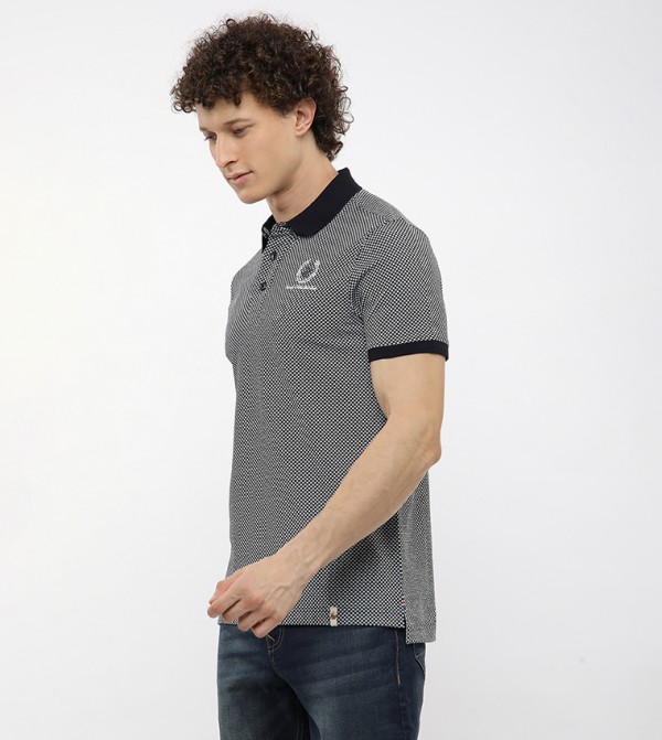 Beverly Hills Polo Club  Polo T-Shirts - Navy Polo T-shirts