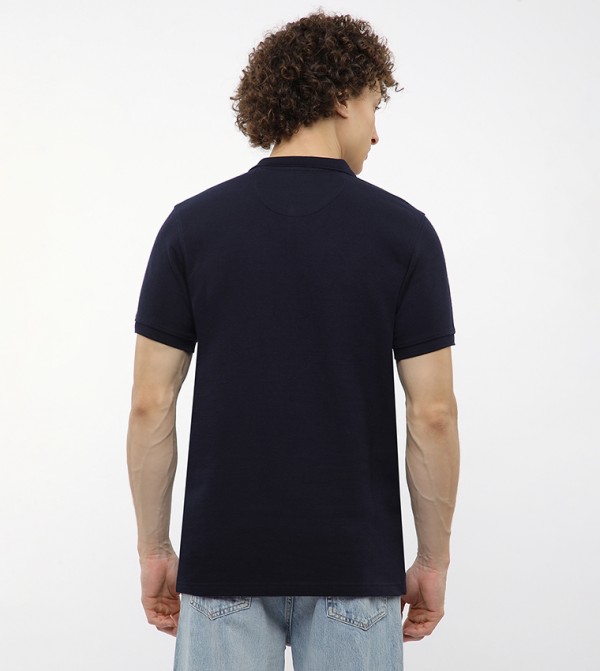 Beverly Hills Polo Club  T-Shirts - Navy Polo T-shirts