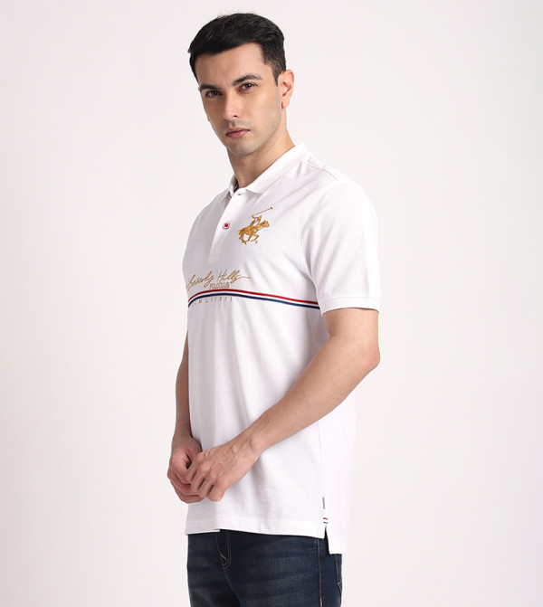 Beverly Hills Polo Club Beverly Hills Polo Club - White Polo T-shirts