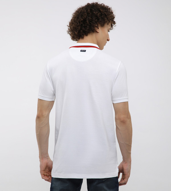 Beverly Hills Polo Club  Polo T-Shirts - White Polo T-shirts