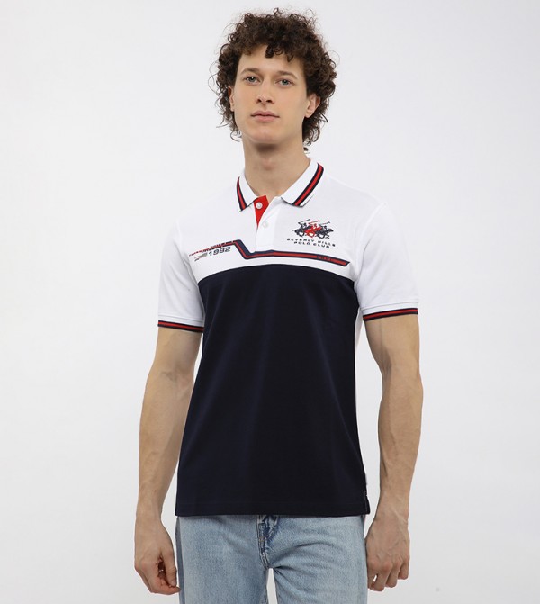 Beverly Hills Polo Club  T-Shirts - Navy Polo T-shirts