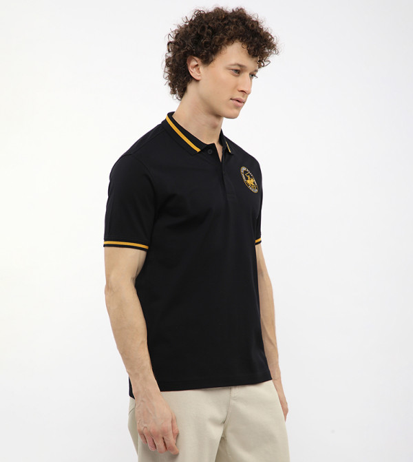 بيفرلي هيلز بولو كلوب  ملابس - أسود قمصان بولو