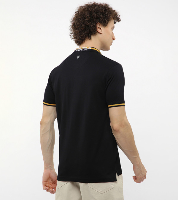 بيفرلي هيلز بولو كلوب  ملابس - أسود قمصان بولو