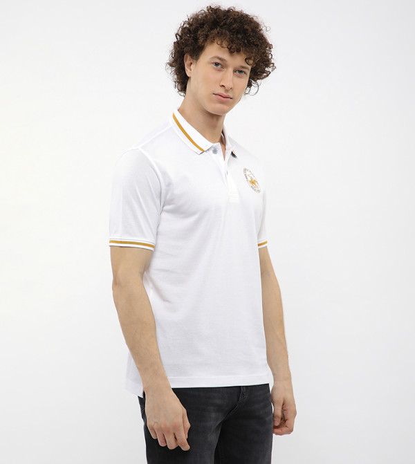 Beverly Hills Polo Club  - White Polo T-shirts