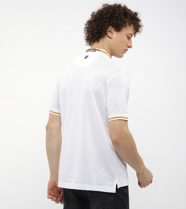Beverly Hills Polo Club  - White Polo T-shirts