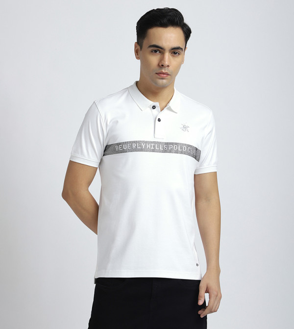 بيفرلي هيلز بولو كلوب ملابس - أبيض قمصان بولو