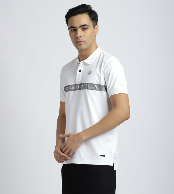 بيفرلي هيلز بولو كلوب ملابس - أبيض قمصان بولو