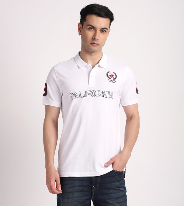 Beverly Hills Polo Club  Clothing - White Polo T-shirts